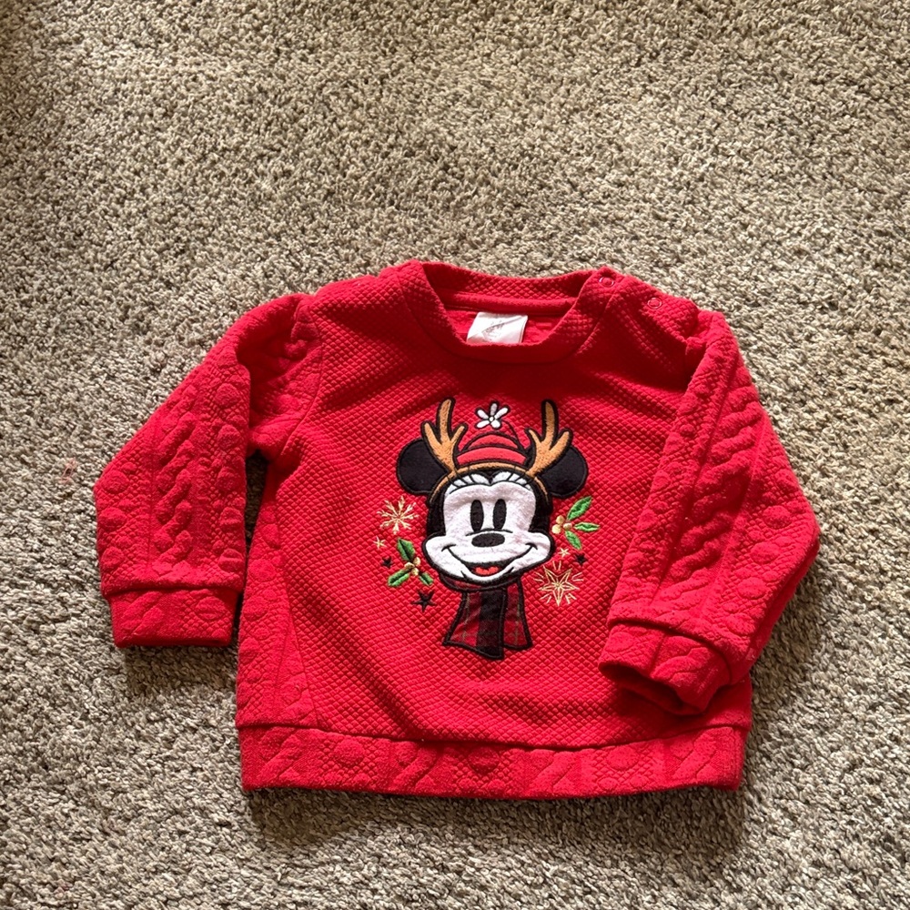 Disney Baby Minnie Holiday sweater